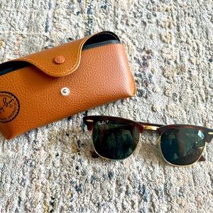 Polarized Ray Ban Clubmaster Sunglasses
